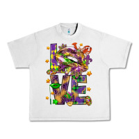 Lunar Rock Mardi Gras love lips Urban Heavy Tee - HowdyJamesFarm