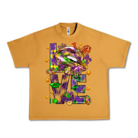 Peanut Butter Mardi Gras love lips Urban Heavy Tee - HowdyJamesFarm