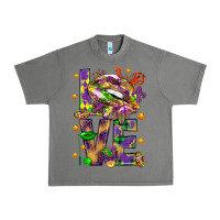 Tornado Mardi Gras love lips Urban Heavy Tee - HowdyJamesFarm