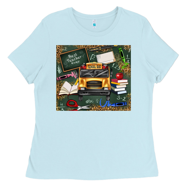 School Bus Back To School Ladies Tee by texasbilliewilder | Teevron