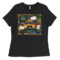 Black school bus back to school Ladies Tee - texasbilliewilder