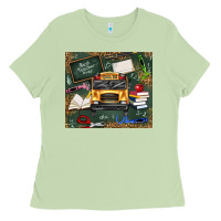 Matcha school bus back to school Ladies Tee - texasbilliewilder