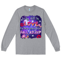 Heather Grey Why fall in love when you can fall asleep Long Sleeve Tee - FaDigitalArtStudio