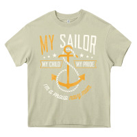 Mossy Proud Navy Mother for Moms of Sailors Proud Mom Navy Family Heavy Core Tee - longCreatives