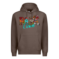 Coffee Papa Claus Premium Hoodie - CowhideDigitalArt