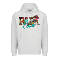 Dove Grey Papa Claus Premium Hoodie - CowhideDigitalArt