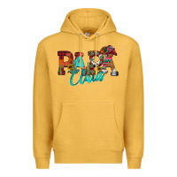Mustard Papa Claus Premium Hoodie - CowhideDigitalArt