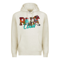 Oatmeal Heather Papa Claus Premium Hoodie - CowhideDigitalArt