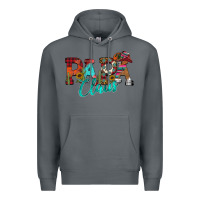 Rock Papa Claus Premium Hoodie - CowhideDigitalArt