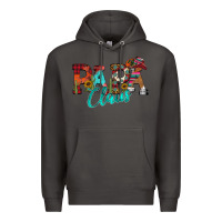 Smoke Papa Claus Premium Hoodie - CowhideDigitalArt