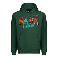 Sports Green Papa Claus Premium Hoodie - CowhideDigitalArt
