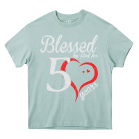 Arona Vintage 50th Birthday Blessed By God For 50 Years Birthday Heavy Core Tee - longCreatives