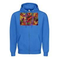 True Royal mardi gras crawfısh leopard wood and glitter background Zipper Hoodie - Artiststas