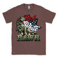 Chestnut Red white rawr 4th of july Classic Tee - HowdyJamesFarm