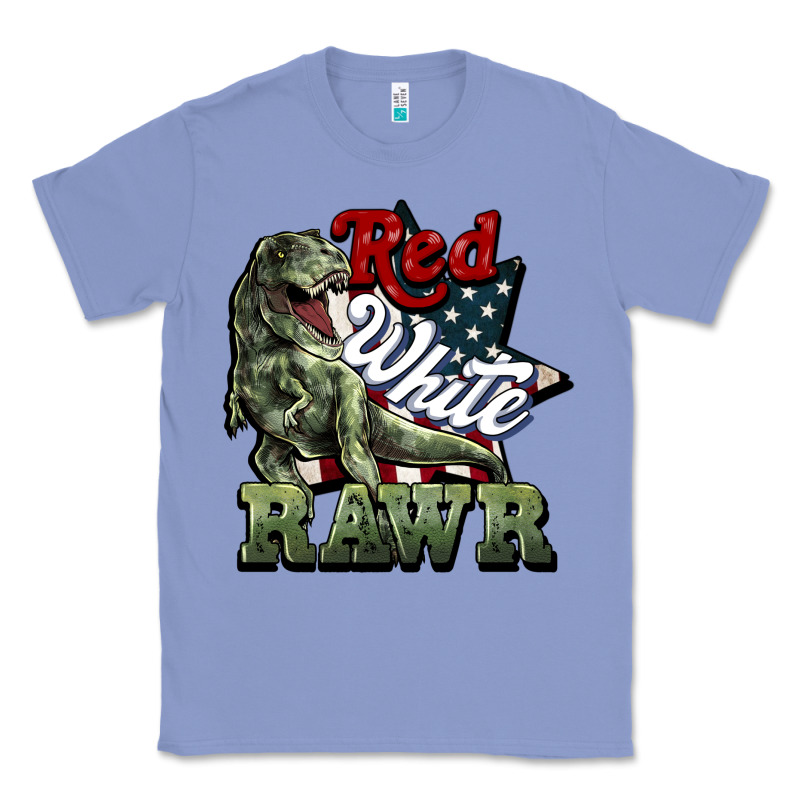 Red White Rawr 4th Of July Classic Tee by HowdyJamesFarm | Teevron