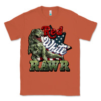 Copper Red white rawr 4th of july Classic Tee - HowdyJamesFarm