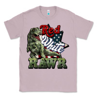 Lilac Red white rawr 4th of july Classic Tee - HowdyJamesFarm