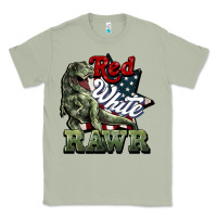 Matcha Red white rawr 4th of july Classic Tee - HowdyJamesFarm