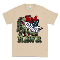 Mushroom Red white rawr 4th of july Classic Tee - HowdyJamesFarm