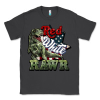 Smoke Red white rawr 4th of july Classic Tee - HowdyJamesFarm