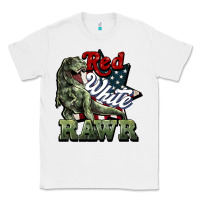 White Red white rawr 4th of july Classic Tee - HowdyJamesFarm