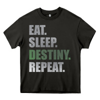 Asphalt Destiny  Eat Sleep Destiny Repeat Short Sleeve Heavy Core Tee - longCreatives