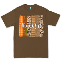 Cacao Thankful Brushstrokes Premium Tee - texasbilliewilder
