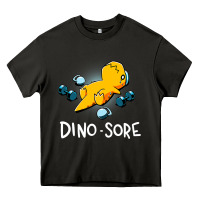 Asphalt Dino Sore Funny Dinosaur Workout Gym Fitness Lifting Heavy Core Tee - longCreatives