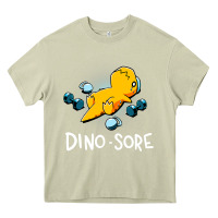Mossy Dino Sore Funny Dinosaur Workout Gym Fitness Lifting Heavy Core Tee - longCreatives