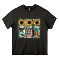 Asphalt mason jar, sunflower Heavy Core Tee - JahusDesignShop