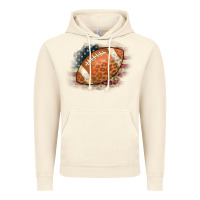 Vintage Artic American Flag Football Leopard Vintage Hoodie - CowCowDesign
