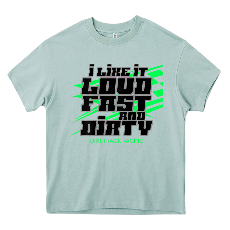 Dirt Modified Racing Apparel Sprint Car Dirt Track Racing Heavy Core Tee by longCreatives | Teevron