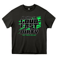 Asphalt Dirt Modified Racing Apparel Sprint Car Dirt Track Racing Heavy Core Tee - longCreatives
