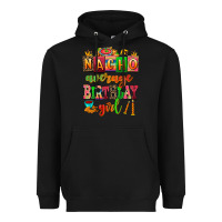 Black nacho average speech therapist Heavyweight Hoodie - AdoDesignShop