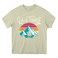 Mossy Vintage Lake Tahoe Mountains Retro T Heavy Core Tee - longCreatives