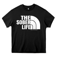 Black the sober life sobriety cool aa na anonymous t shirt gifts Heavy Core Tee - longCreatives