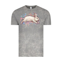 Cloud Rock Easter Bunny leopard Easter Day Vintage Tee - HowdyJamesFarm
