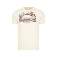 Vintage Arctic Easter Bunny leopard Easter Day Vintage Tee - HowdyJamesFarm