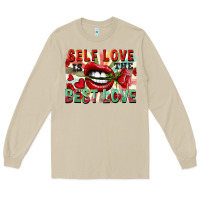 Mushroom Self love is the best love Long Sleeve Tee - FaDigitalArtStudio