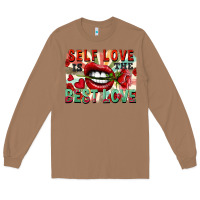 Toasted Coconut Self love is the best love Long Sleeve Tee - FaDigitalArtStudio