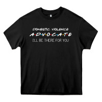 Black Domestic Violence Advocate Heavy Core Tee - longCreatives
