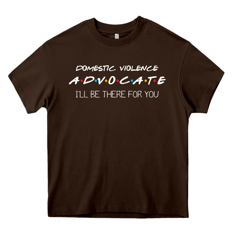 Domestic Violence Advocate Heavy Core Tee by longCreatives | Teevron