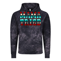 Cloud Black Mama Tried Serape Vintage Hoodie - CowCowDesign