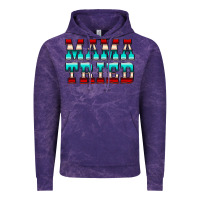 Cloud Purple Mama Tried Serape Vintage Hoodie - CowCowDesign