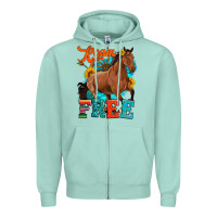 Roam Free Galloping Zipper Hoodie | Teevron