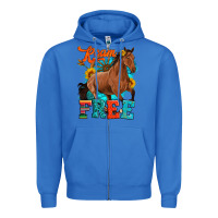 True Royal roam free galloping Zipper Hoodie - Artiststas