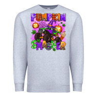 Heather Grey pumpkin smasher Premium Sweatshirt - AdoDesignShop