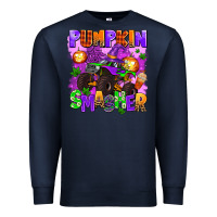 Navy pumpkin smasher Premium Sweatshirt - AdoDesignShop