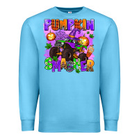 Ocean Blue pumpkin smasher Premium Sweatshirt - AdoDesignShop