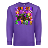 Purple pumpkin smasher Premium Sweatshirt - AdoDesignShop